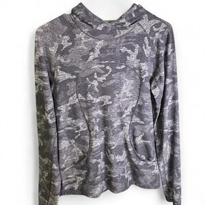 Lululemon grey camo scuba hoodie